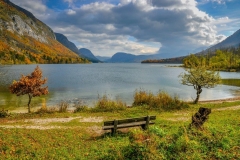 Spokojnost ob Bohinjskem jezeru.