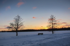 Zaledenelo jezero, Jaarvenppa, Finska.