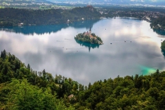 Blejski otok z Ojstrice.