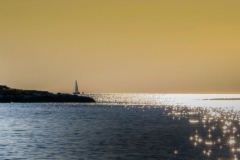 Večerna spokojnost na morju.