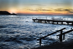 Poletni večer v Strunjanu.