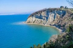 Strunjan, mesečev zaliv.