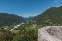 Pogled s tolminskega gradu