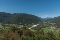 Pogled s tolminskega gradu